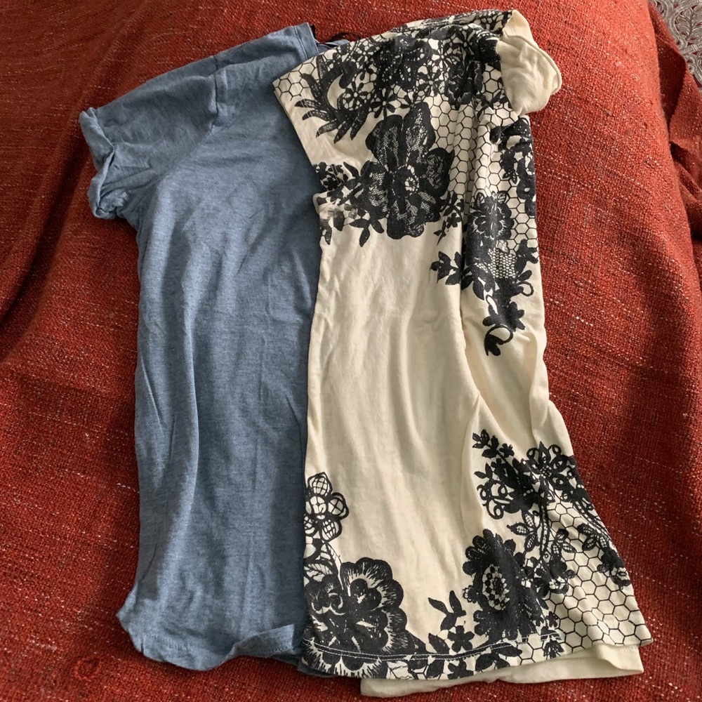 Large Express and Medium H&M T-shirt